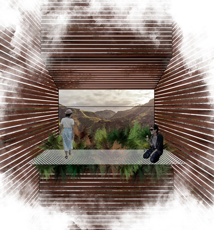 ilustración personas en plataforma